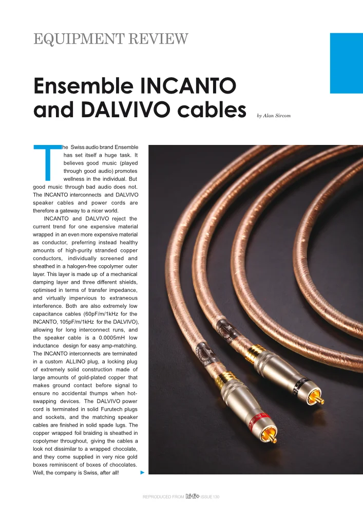 CA3 Ensemble INCANTO DALVIVO review Hifi+ 130 HR w o pr Kopie